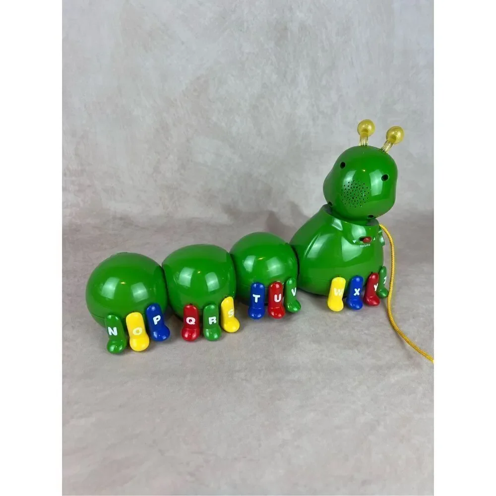 Leap Frog Alphabet Pal 1999 Green Light Letters Colors Letter Sounds Music Pull